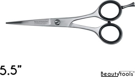 BeautyTools SILVER LINE Kappersschaar / Knipschaar Rechtshandig voor Dik Haar - Silver StarterCut (5.5 Inch) - (RS-1659)