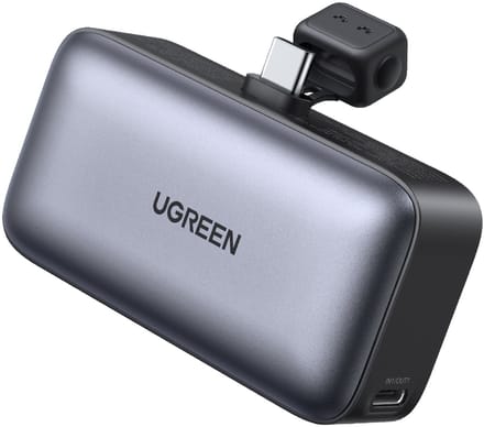 Ugreen PB503 Serie - Powerbank - 5000mAh - USB-C Ingebouwd - Grijs