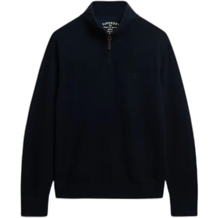 Superdry - Klassieke Essential trui met halve rits - Heren - Truien