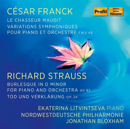 Ekaterina Litvintseva, Nordwestdeutsche Philharmonie, Jonathan Bloxham - Works By César Franck And Richard Strauss (CD)
