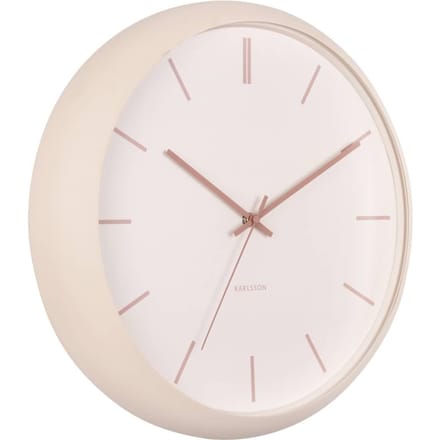 Karlsson Wandklok Nirvana Globe - Bruin - Ø40cm - Wandklok Modern