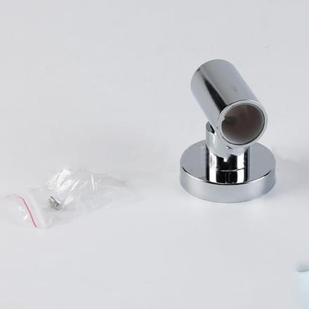 Douche Staaf Beugel - Muur Houder - Douche Installatie - Temperatuurbestendig - 25mm Stangen - Zilver