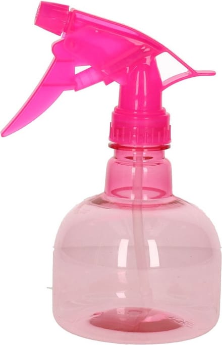 Plasticforte Waterverstuiver/plantenspuit - 330 ml - roze - schoonmaakspuiten