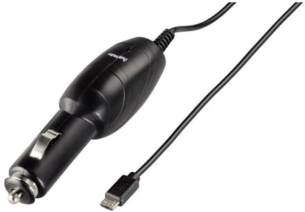 Hama Navi Micro-USB lader 12V zwart