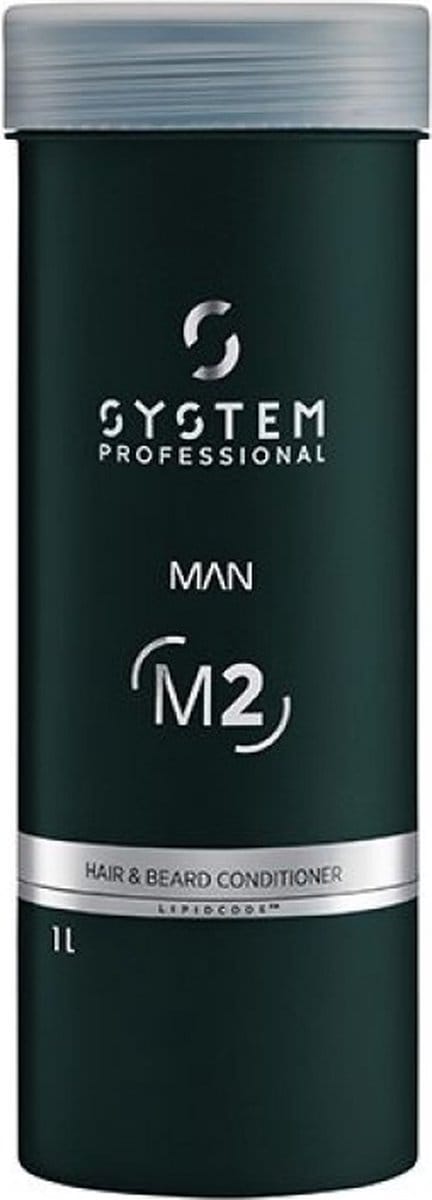 System Professional Hair & Beard Conditioner Mannen Niet-professionele haarconditioner 1000 ml