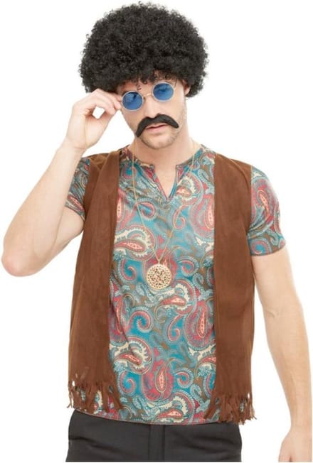 Smiffys - Hippie Kostuum Accessoire Set - Multicolours