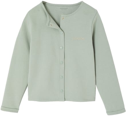 Vertbaudet Set - 2 delig - jurk - cardigan - bloemen - katoen