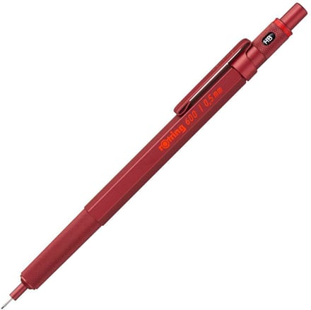 rOtring 600-vulpotlood - 0,5 mm - Rode behuizing