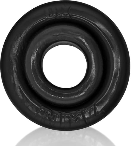 Oxballs - Rimz Softlips - Siliconen/TPR Cockring - Zwart