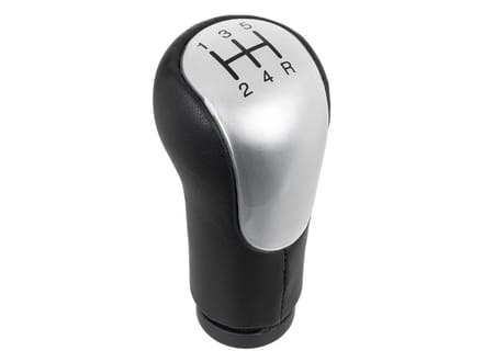 MODECAR - Versnellingspookknop - Ford Fiesta Mk6 - Zilver - 5 Versnellingen