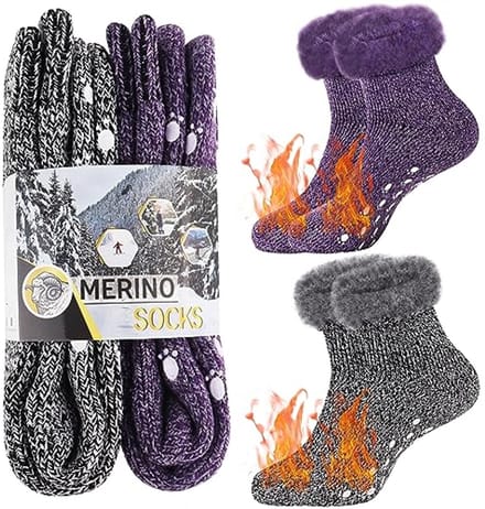 Thermal Socks for Women - Ultra Warm Thick Socks (Size 37-42)