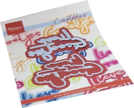 Creatable Lieve Groetjes NL (LR0842)