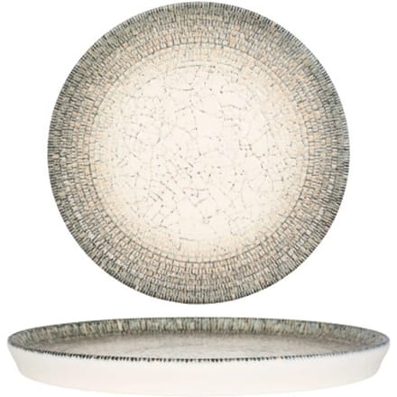 Rinart Dessertbord - Olmeca - Porselein - 20 cm - set van 6