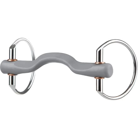 Beris Eggbut Konnex Tongue Arc Soft Paard Bit 7.5 Cm Zilver 140 mm