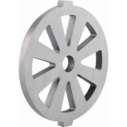 Vleesmolen Crusher Hakmolen Plaat Schijf Mes 7mm Gat white