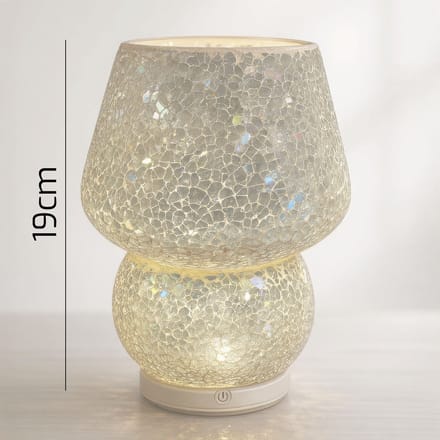 Arca Italy Mushroom Tafellamp TRENTE, 19cm hoog, LED, oplaadbaar, giftbox