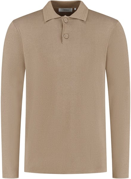 Pure Path Regular Polo fit Knitwear Taupe (25030810 - 53)