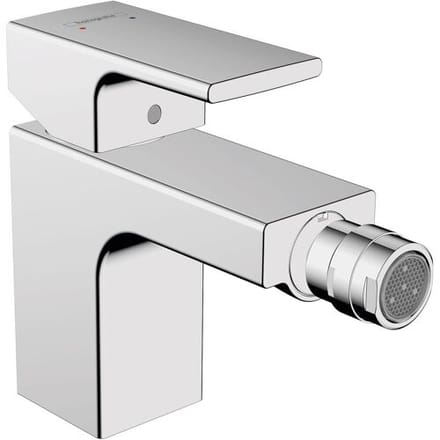 Hansgrohe Vernis Shape bidet mixer with pop-up waste 71211000