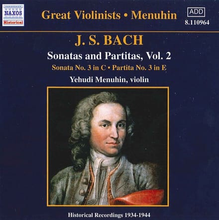 Yehudi Menuhin - J.S. Bach: Sonatas & Partitas 2 (CD) (Remastered)