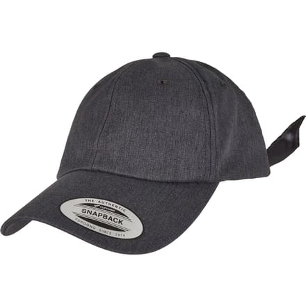 Flexfit - Satin Bow Dad Cap darkgrey one size Pet - Grijs