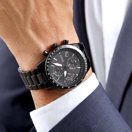 Hugo Boss 1513853 Pilot Herenhorloge 44 gray