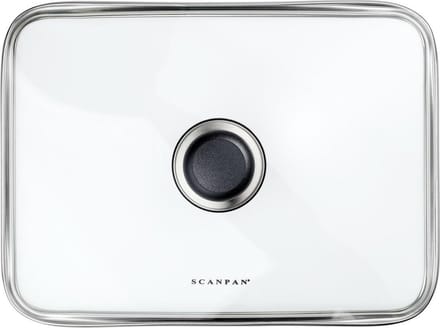 Scanpan. 35x26 cm glazen deksel voor braadslede