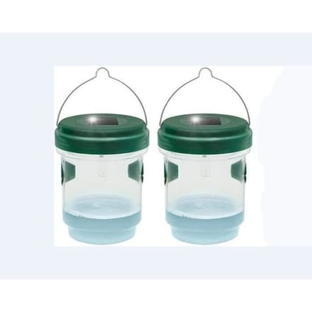 Piège à Mouche - CD14843 - Solaire - 2pcs - Anti-Insectes - Lumière LED
