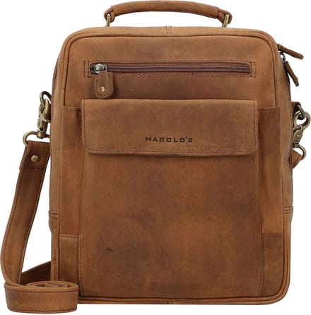 HAROLD'S Leren Schoudertas Antic Shoulder Bag Nature Bruine