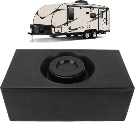 Zoetwateropslagcontainer - Draagbare watertank - Camper en boot - Naadloos lekbestendig ontwerp - 8 Gallon Capaciteit - Zwart
