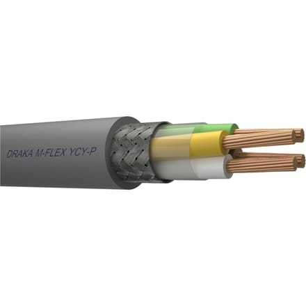 M-Flex YCY-P Afgeschermde Besturingskabel 3x2x0.5mm2 - 126477 [10 Meters]