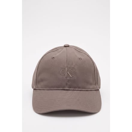 Calvin Klein Monogram Embroidery Cap Charcoal Gray Größe: OS | Hüte Outlet | Herren | Schwarz