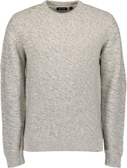 Blue seven heren - Trui 376454 ecru gemeleerd maat L
