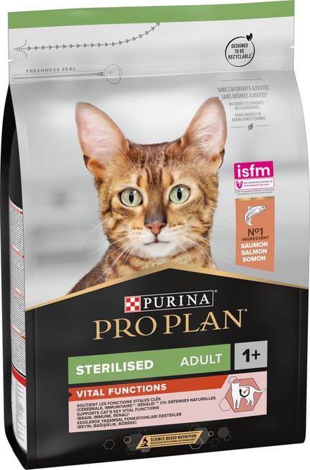 Pro Plan Sterilised Adult Vital Functions - Katten Droogvoer - Zalm - 3 kg