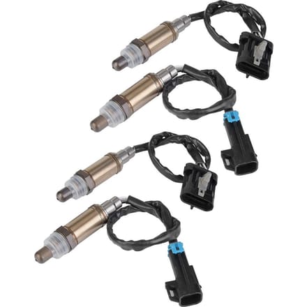 Jeu de 4 capteurs d'oxygène O2 amont et aval SG454 SG272 pour Cadillac Chevy GMC gray