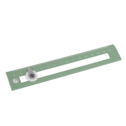 Règle Compas Deux en Un Haute Précision Outil d'Apprentissage Règle Droite Compas de Dessin Étudiant Vert vert
