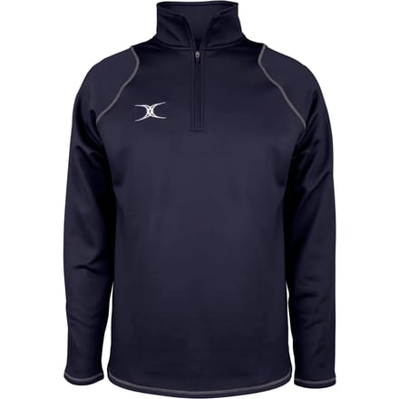 Gilbert Quest 2 1/4 Zip Flc Jnr Donker Navy - 3 - 4 Yrs