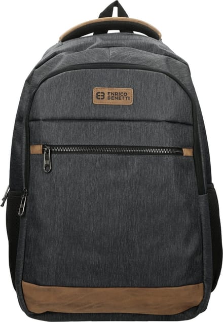 Enrico Benetti München 62121 Laptop rugzak 17" - Grijs
