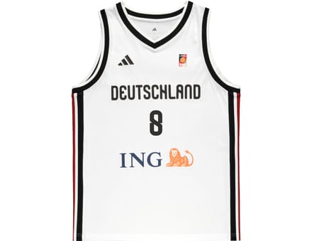 Adidas Dbb Duitsland N. Sabally 8 Shirt Home 2026 Kids Wit