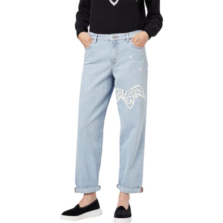 Emporio Armani Dames J89 Baggy Jeans (Blauw)