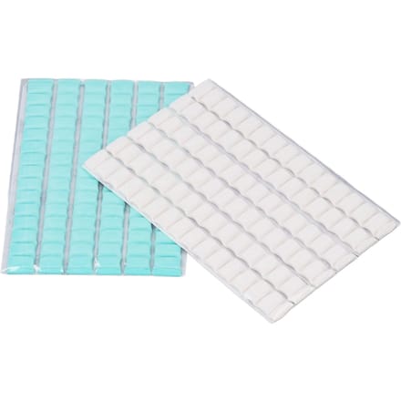 Gomme d'argile sans trace, respectueuse de l'environnement, réutilisable, texture douce, larges applications, cadre photo white