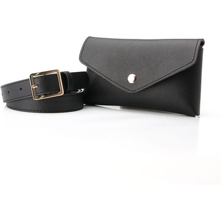 Dames zwarte heuptas Casual Tas zwart