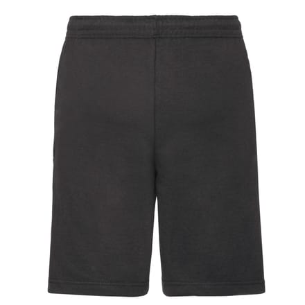Fruit of the Loom Heren Lichtgewicht Shorts (Zwart)