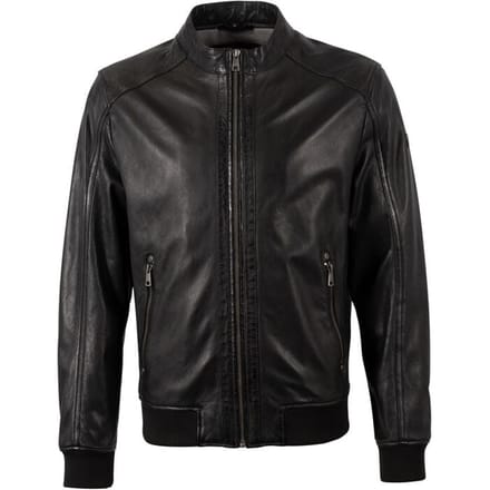 Mauritius Lederen jas - GBGrahan IDRV - S tot 3XL - voor Mannen - zwart