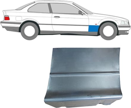Reparatiepaneel voorspatbord voor BMW 3 E36 1990-2000 / Rechts / COUPE