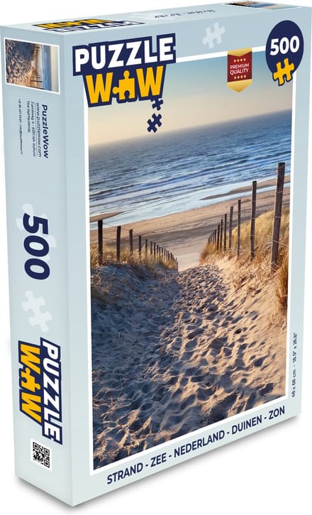 Puzzel Strand - Zee - Nederland - Duinen - Zon - Legpuzzel - Puzzel 500 stukjes