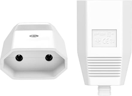 Plat Eurokoppeling 230 V voor Schuko-slot 2-deel