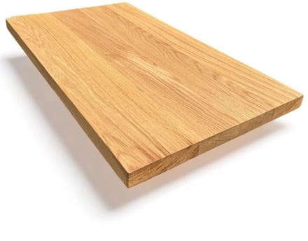 Massief Eiken Tafelblad - Houten Blad - Eetkamer Kantoor - Rechte Randen - 120 x 60 cm - Geolied