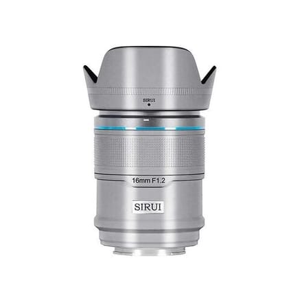 Sirui Sniper 16mm f/1.2 APS-C autofocus objectief Metaal  Sony E-bevestiging zilver