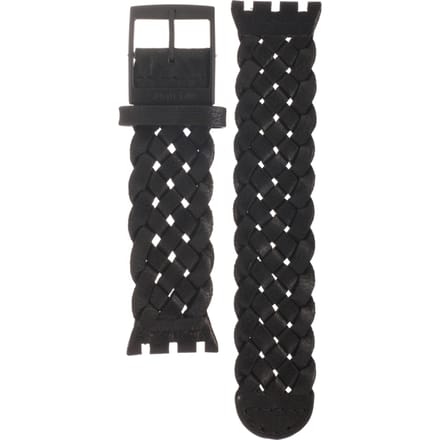 Swatch Plastic - Square SUB 18mm ASUBB124 SUBB124 Black Braid band