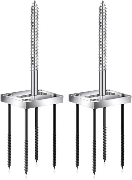 Bevestigingsset Leuning - Installatie Hardware - Trappen Monteren - 2 Sets Inclusief - 16x12x3 cm - Zilver